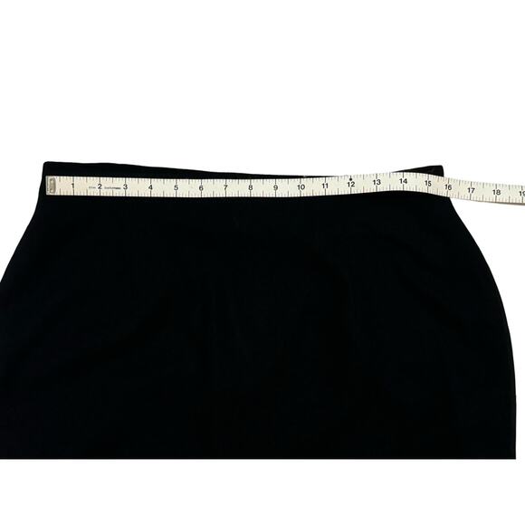 Vintage Jones New York Midi Black Skirt Womens Medium Classiccore Heritage - Picture 5 of 5